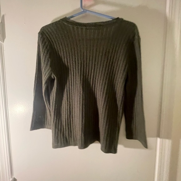 Green light weight cardigan - Picture 2 of 3